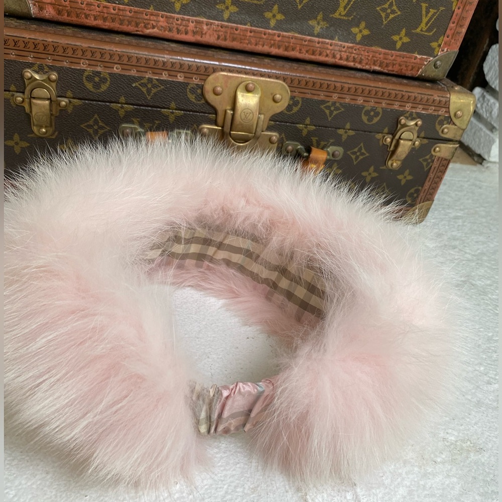 Burberry London Fox Fur Headband